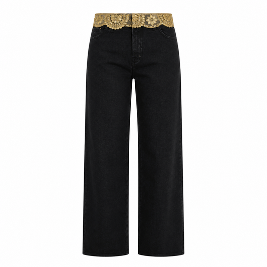 GOLD BELT JEANS